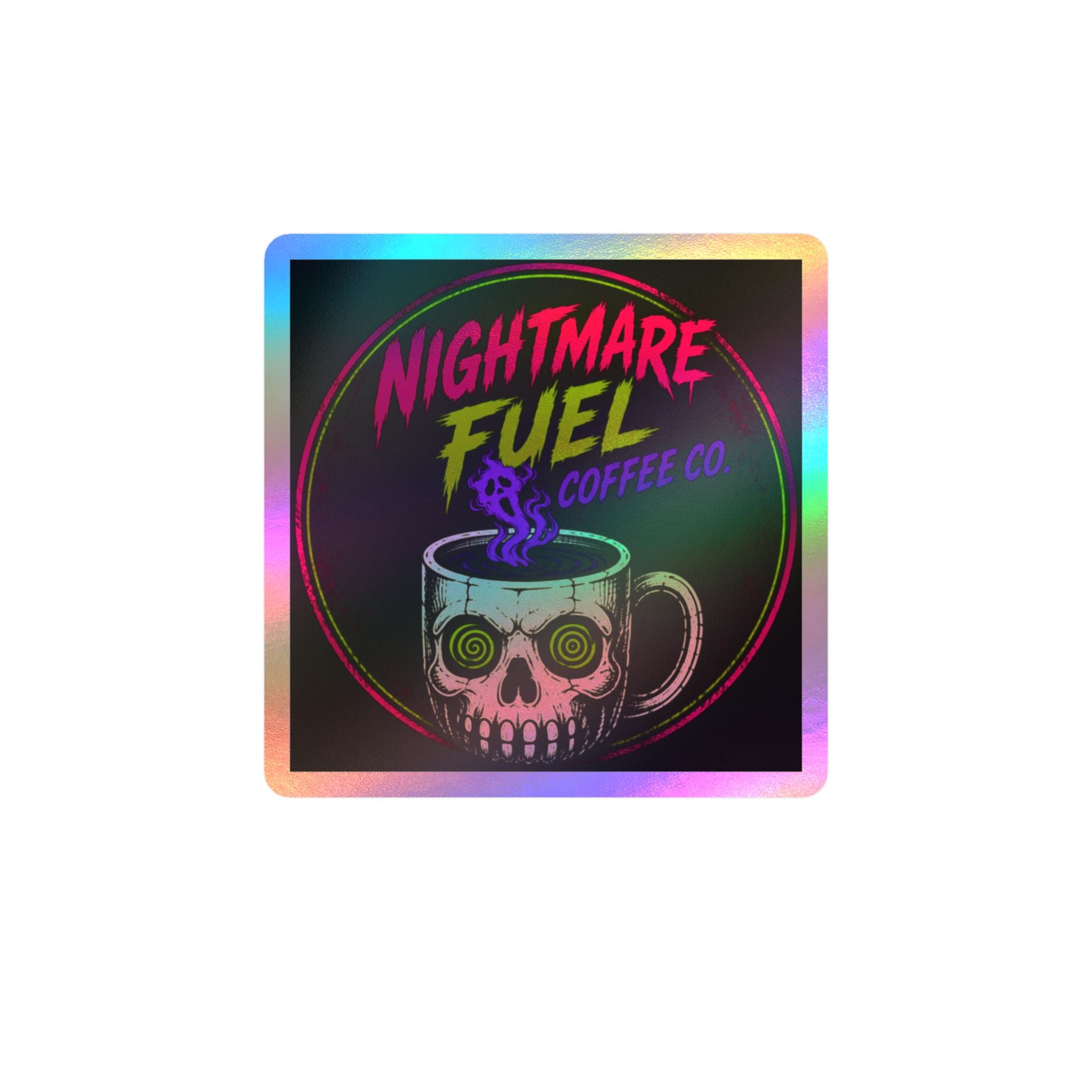 Neon Logo Decal Sticker