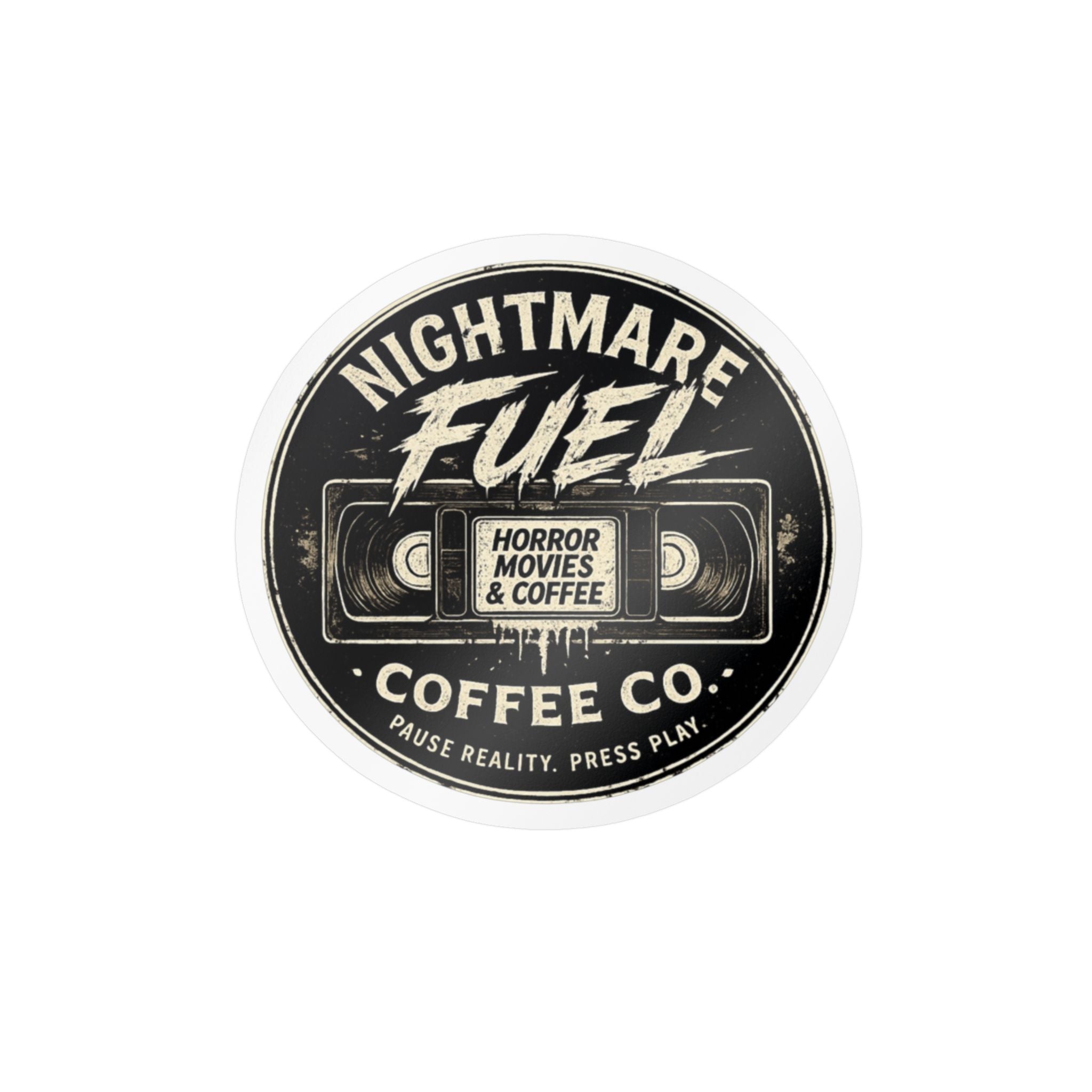 VHS Decal Sticker