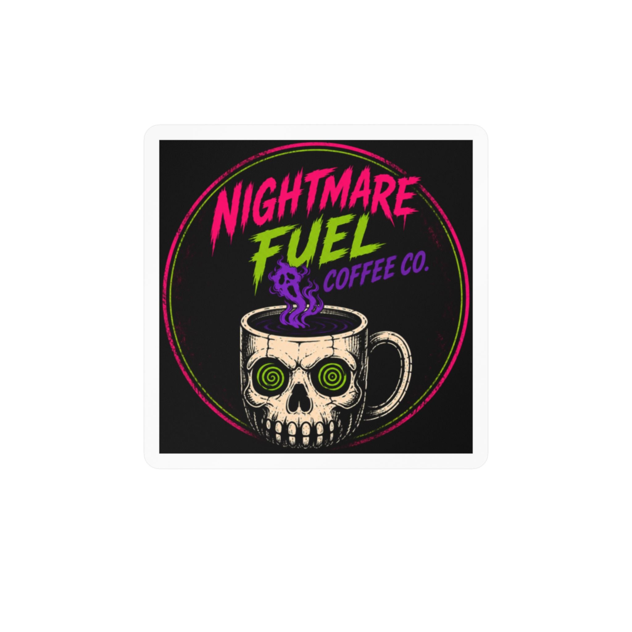 Neon Logo Decal Sticker