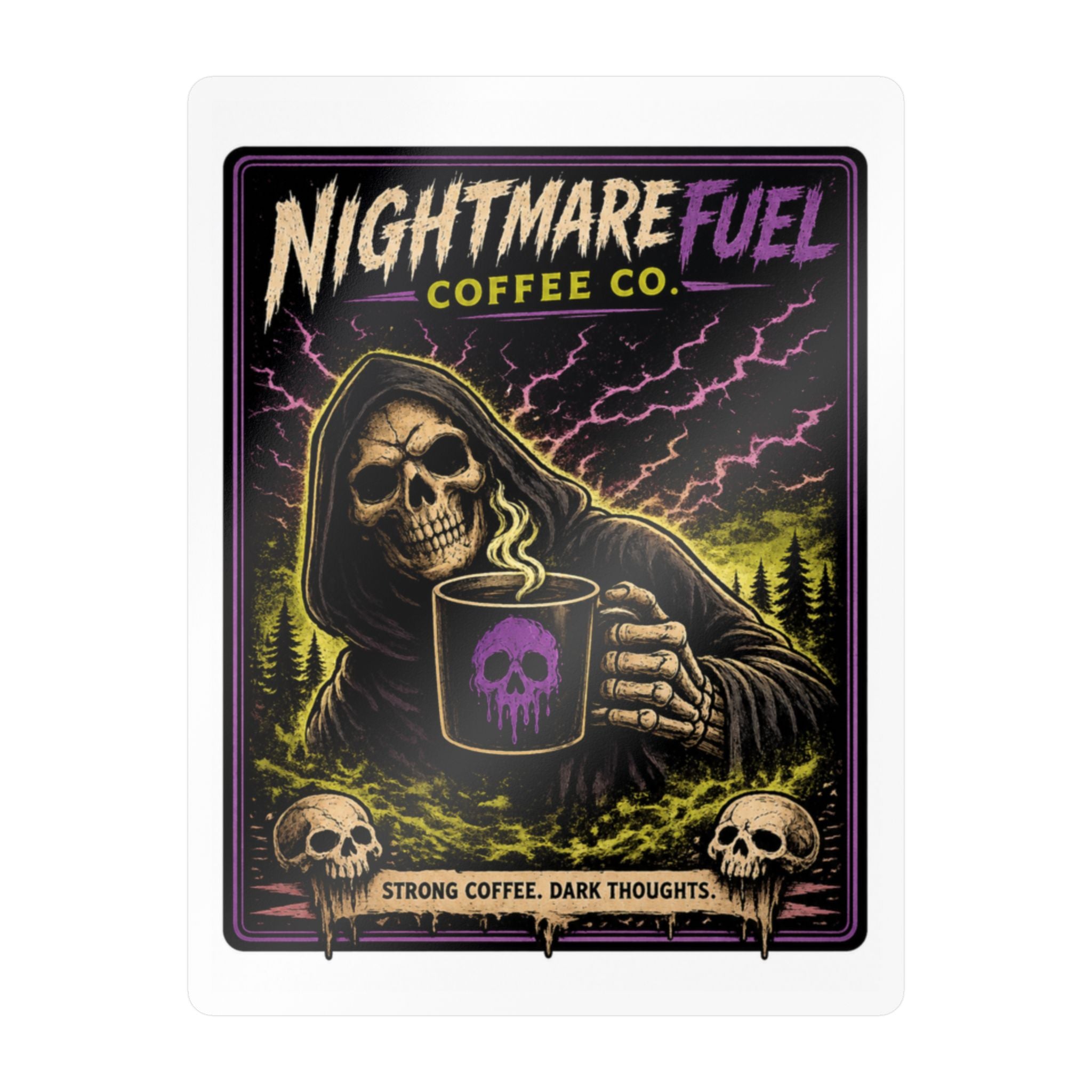 Grim Drinker Decal Sticker