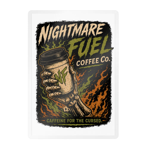 Cursed Caffeine Decal Sticker