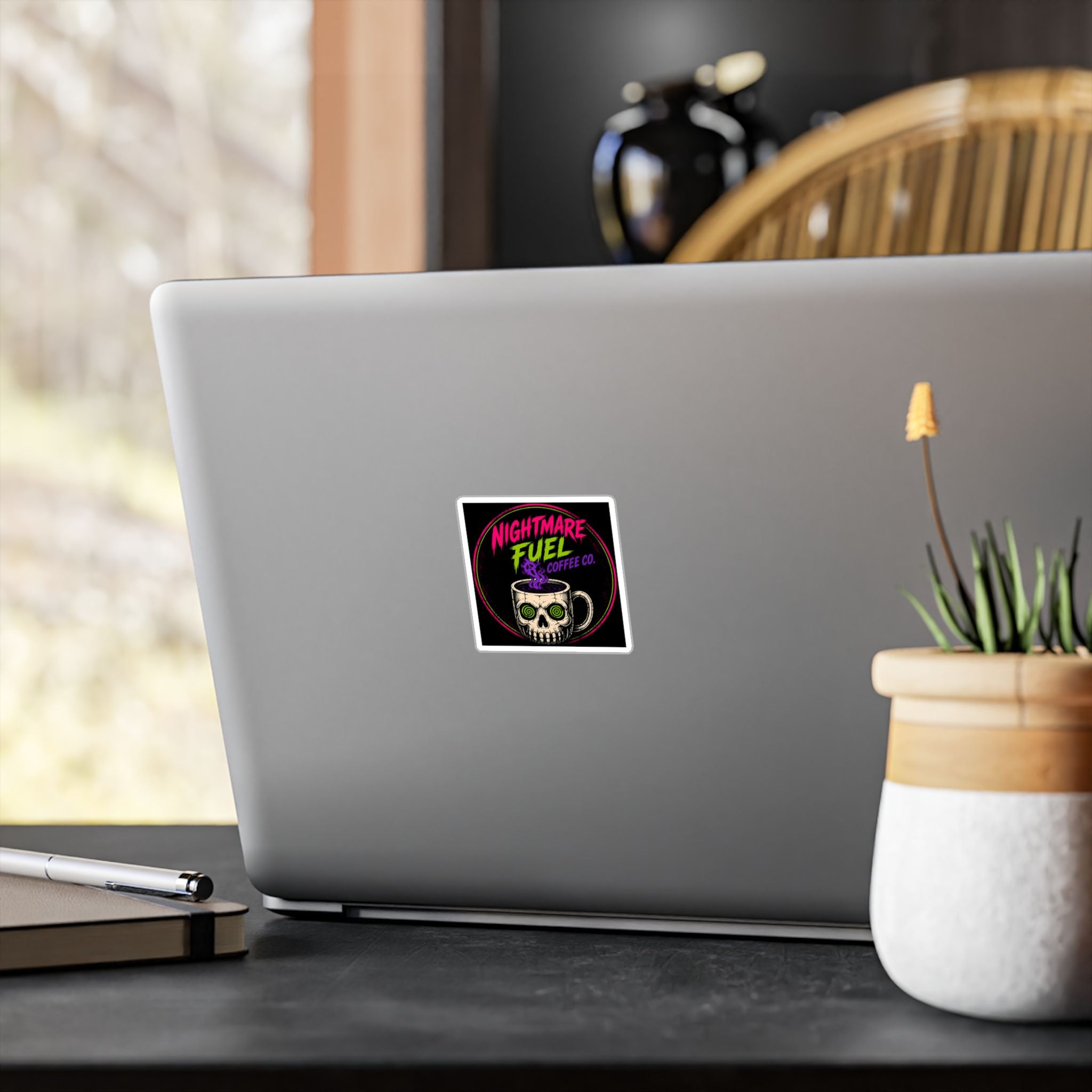 Neon Logo Decal Sticker