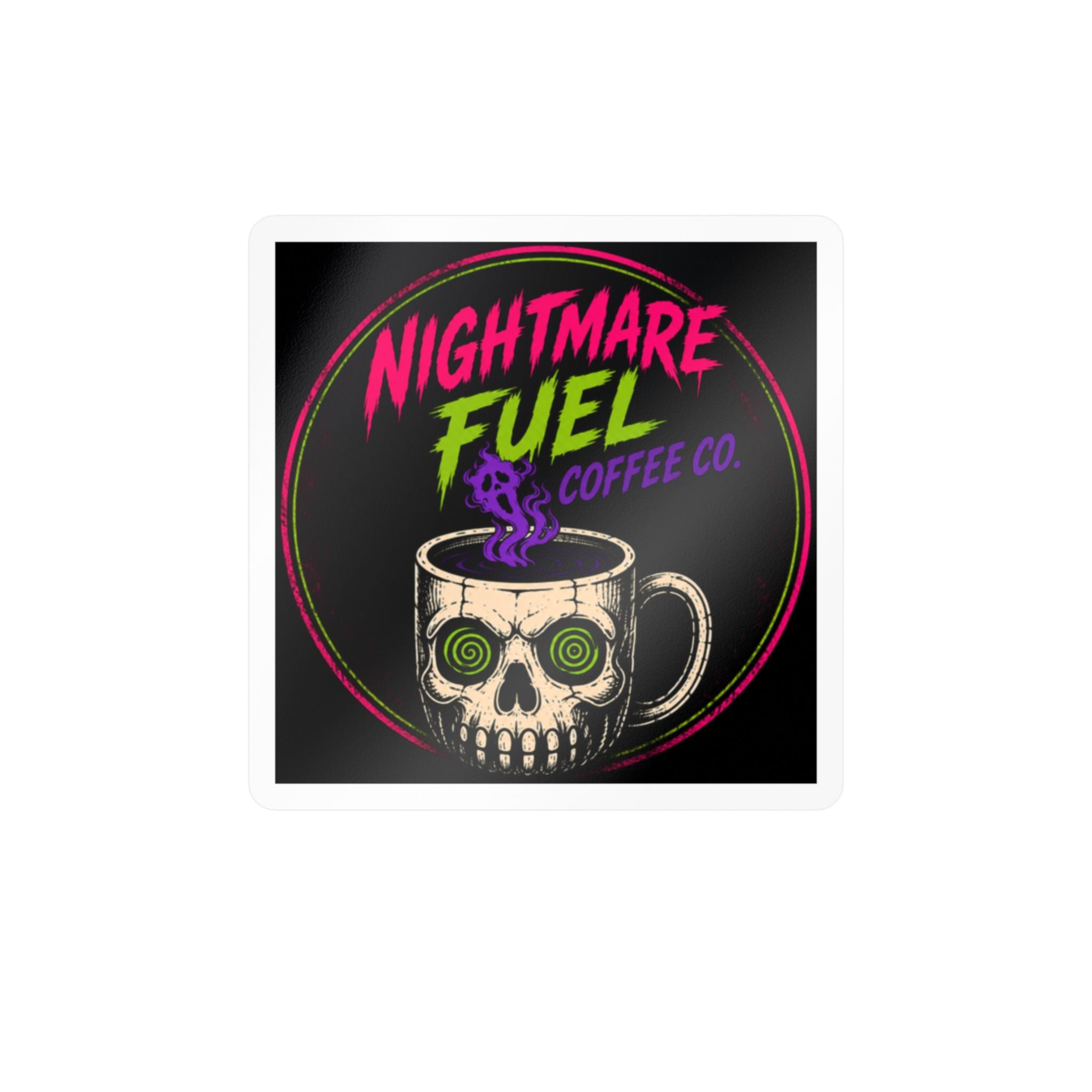 Neon Logo Decal Sticker