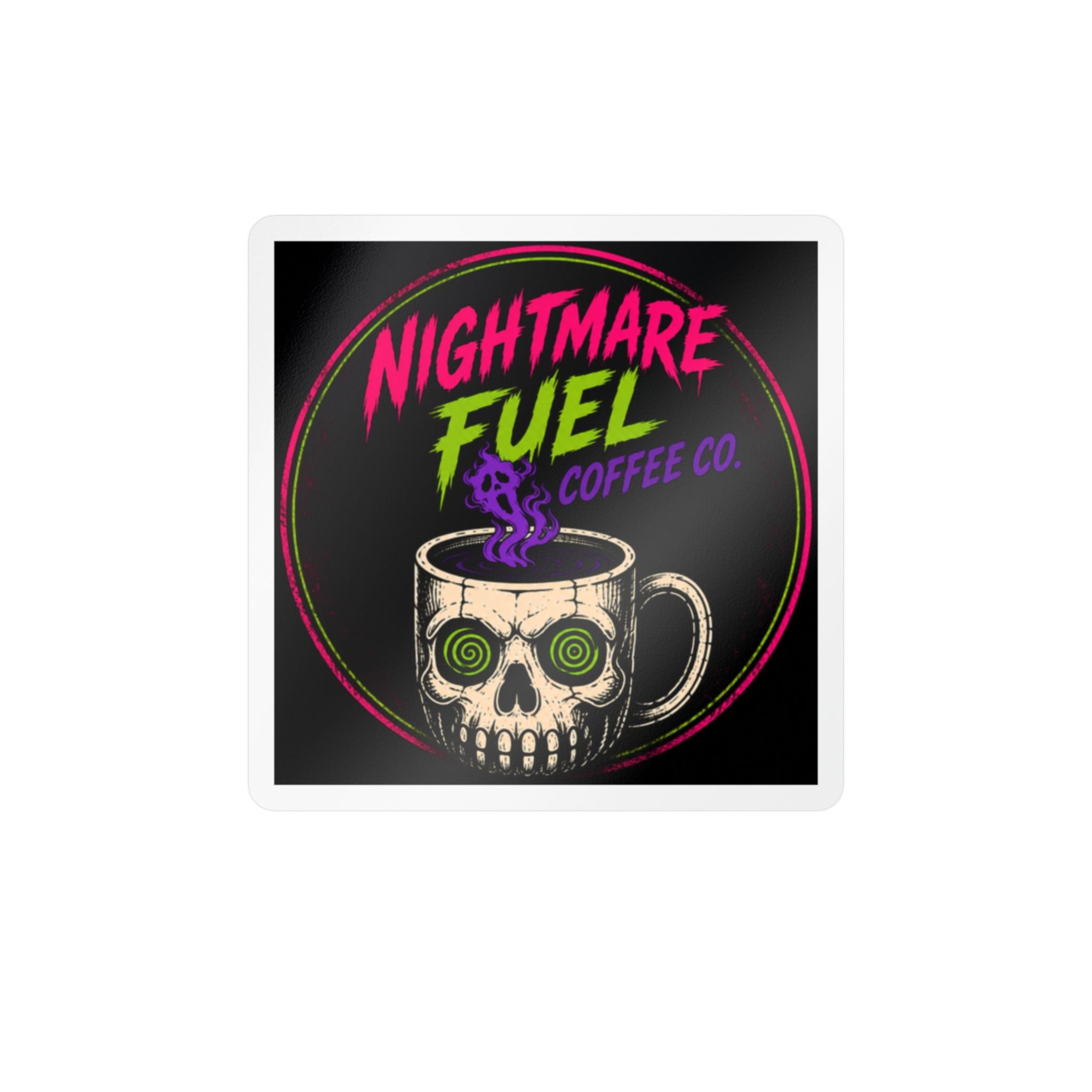 Neon Logo Decal Sticker