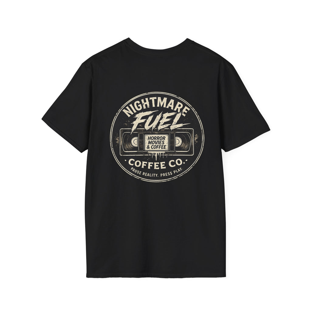 Black and White VHS Nostalgia T-Shirt