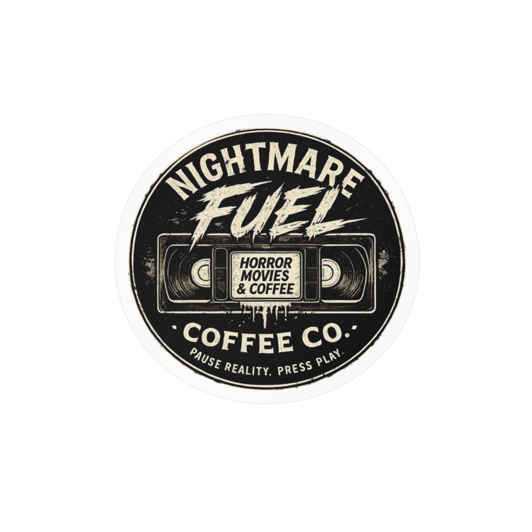 VHS Decal Sticker